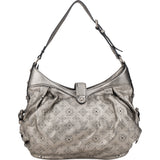 Louis Vuitton Silver Leather Monogram Mahina Crossbody Bag
