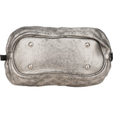 Louis Vuitton Silver Leather Monogram Mahina Crossbody Bag