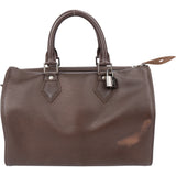 Louis Vuitton Brun Taiga Leather Speedy 25 Handbag