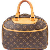 Louis Vuitton Canvas Monogram Trouville Handbag