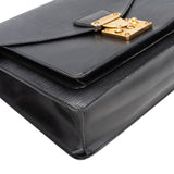 Louis Vuitton Noir Epi Leather Monceau Handbag