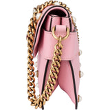 Gucci Pink Leather Queen Margaret Bee Crossbody Bag