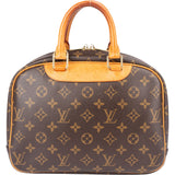 Louis Vuitton Canvas Monogram Trouville Handbag
