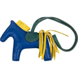 Hermès Tricolor Leather Rodeo Pegase PM Pendant