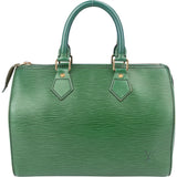 Louis Vuitton Vert Epi Leather Speedy 25 Handbag