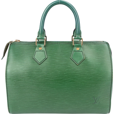 Louis Vuitton Vert Epi Leather Speedy 25 Handbag