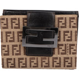 Fendi FF Monogram Canvas Zucca Bifold Wallet