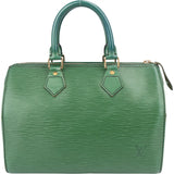 Louis Vuitton Vert Epi Leather Speedy 25 Handbag