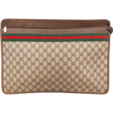 Gucci Monogram GG Supreme Web Canvas Laptop Case Business Clutch