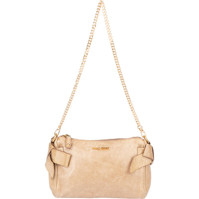 Miu Miu Leather Mini Shoulder Bag