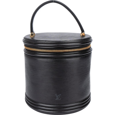 Louis Vuitton Noir Epi Leather Cannes Handbag