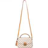 Louis Vuitton Damier Azur Monogram Croisette Handbag