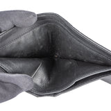 Saint Laurent Croc Embossed Leather Bifold Wallet