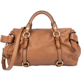Miu Miu Classic Leather City Handbag
