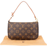 Louis Vuitton Canvas Monogram Pochette Accessoire Handbag