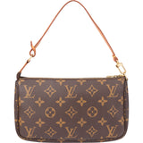 Louis Vuitton Canvas Monogram Pochette Accessoire Handbag
