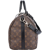 Louis Vuitton Canvas Monogram Macassar Keepall Bandouliere 45