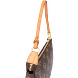Louis Vuitton Canvas Monogram Pochette Accessoire Handbag