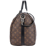 Louis Vuitton Canvas Monogram Macassar Keepall Bandouliere 45