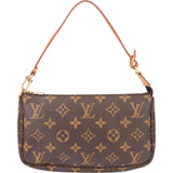 Louis Vuitton Canvas Monogram Pochette Accessoire Handbag