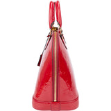 Louis Vuitton Rouge Vernis Monogram Alma PM Handbag