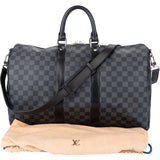 Louis Vuitton Damier Graphit Monogram Keepall 45 Bandouliere