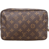 Louis Vuitton Canvas Monogram Trousse Toilette 23 Clutch