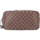 Louis Vuitton Damier Ebene Monogram Neverfull MM Shopper Handbag