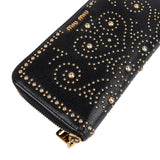 Miu Miu Studded Leather Wallet