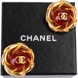 Chanel Golden CC Earclips