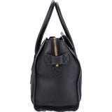 Celine Black Leather Luggage Handbag