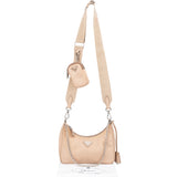 Prada Nylon Triangle Re-Edition Crossbody Bag