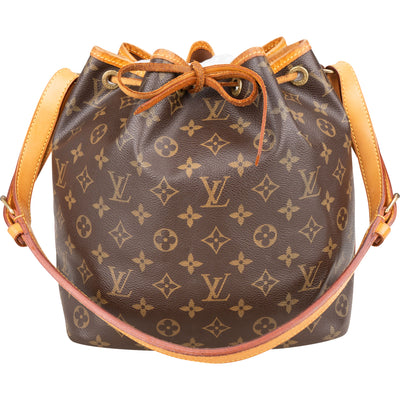 Louis Vuitton Canvas Monogram Sac Noe Petit Shoulder Bag