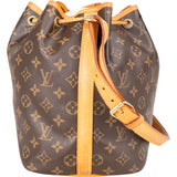 Louis Vuitton Canvas Monogram Sac Noe Petit Shoulder Bag