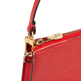 Louis Vuitton Rouge Epi Leather Pochette Accessoire Handbag