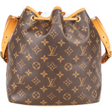 Louis Vuitton Canvas Monogram Sac Noe Petit Shoulder Bag
