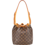 Louis Vuitton Canvas Monogram Sac Noe Petit Shoulder Bag