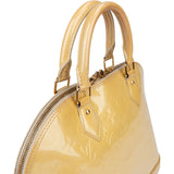 Louis Vuitton Jaune Vernis Monogram Alma PM Handbag