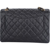 Chanel Quilted Caviar Leather Maxi Single Flap Crossbody Bag