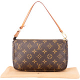 Louis Vuitton Canvas Monogram Pochette Accessoire Handbag