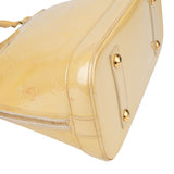 Louis Vuitton Jaune Vernis Monogram Alma PM Handbag