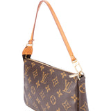 Louis Vuitton Canvas Monogram Pochette Accessoire Handbag