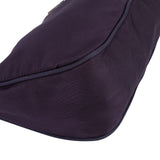 Prada Purple Nylon Triangle Handbag