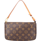 Louis Vuitton Canvas Monogram Pochette Accessoire Handbag