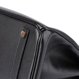 Hermès Noir Ardennes Leather Birkin 35 Handbag