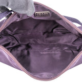 Prada Purple Nylon Triangle Handbag