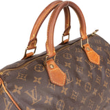 Louis Vuitton Canvas Monogram Speedy 30 Handbag