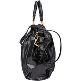 Miu Miu Black Patent Leather City Handbag