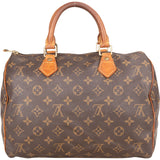 Louis Vuitton Canvas Monogram Speedy 30 Handbag
