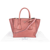 Prada Pink Leather Vitello Handabg